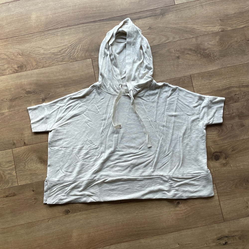 Lou&Grey soft spun crop hoodie, women’s XS